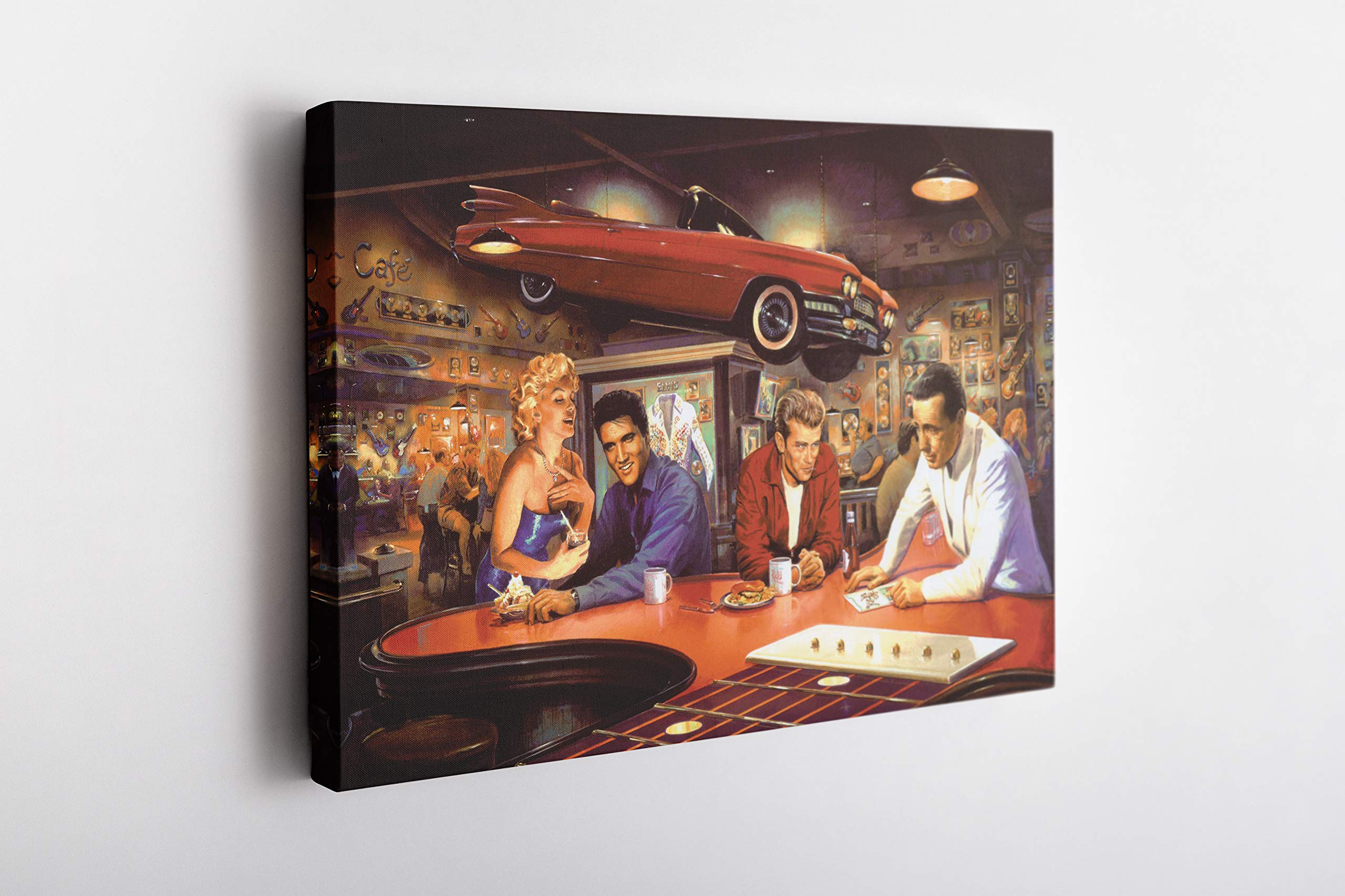 Amazon.com: Marilyn Monroe Elvis Presley James Dean at the Bar